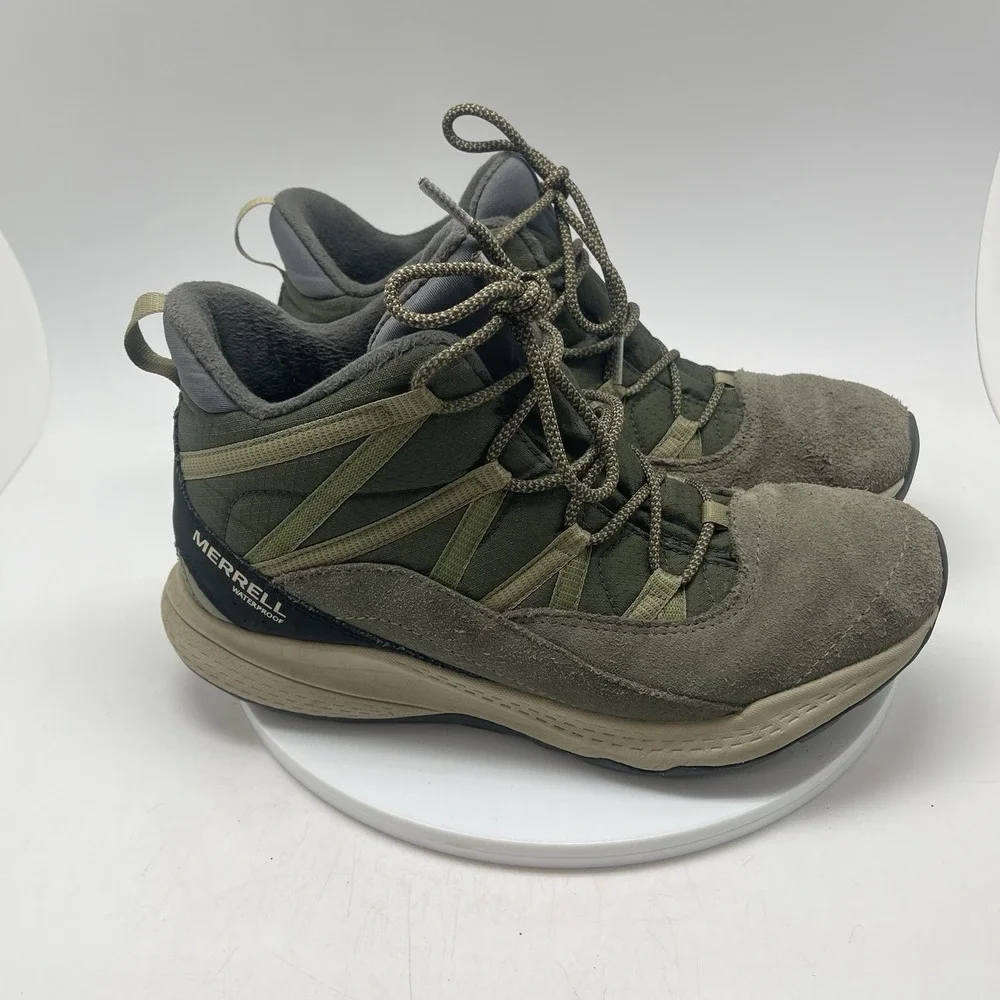 Merrell Boots Womens 11 W Bravada Edge 2 Thermo Demi WP J037454W Green Shoes